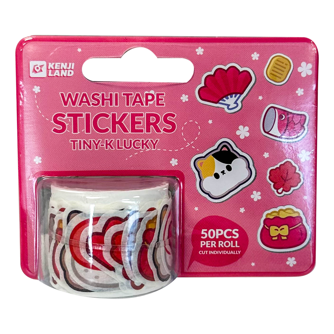 Washi Tape Stickers Tiny-K Lucky