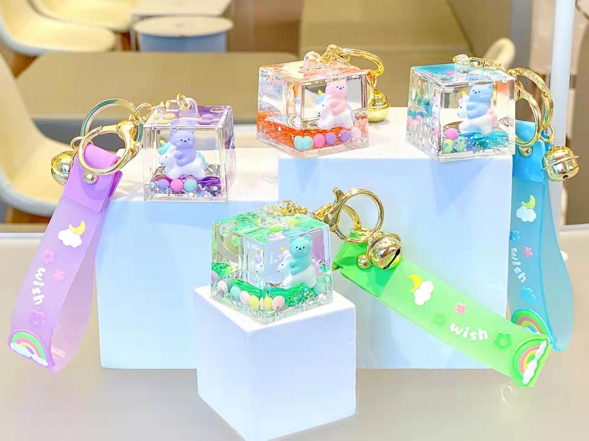 Mima Cube Unibear Keyring – KENJI