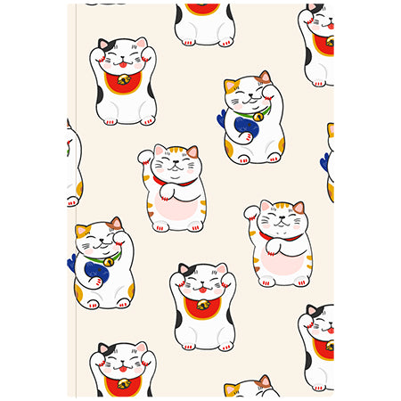 Ginza Notebook Lucky Cat L