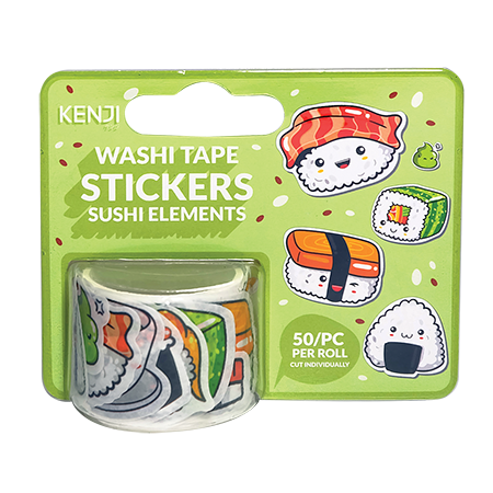 Washi Tape Stickers - Sushi