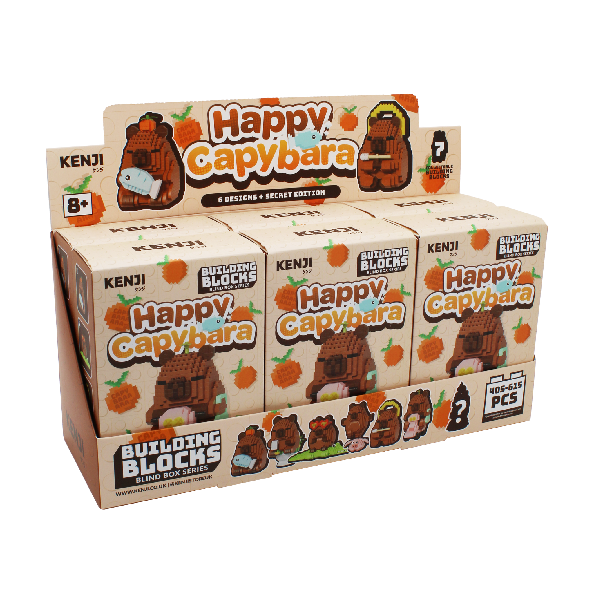 kapibara06 Building Blocks Lg Happy Capybara – KENJI