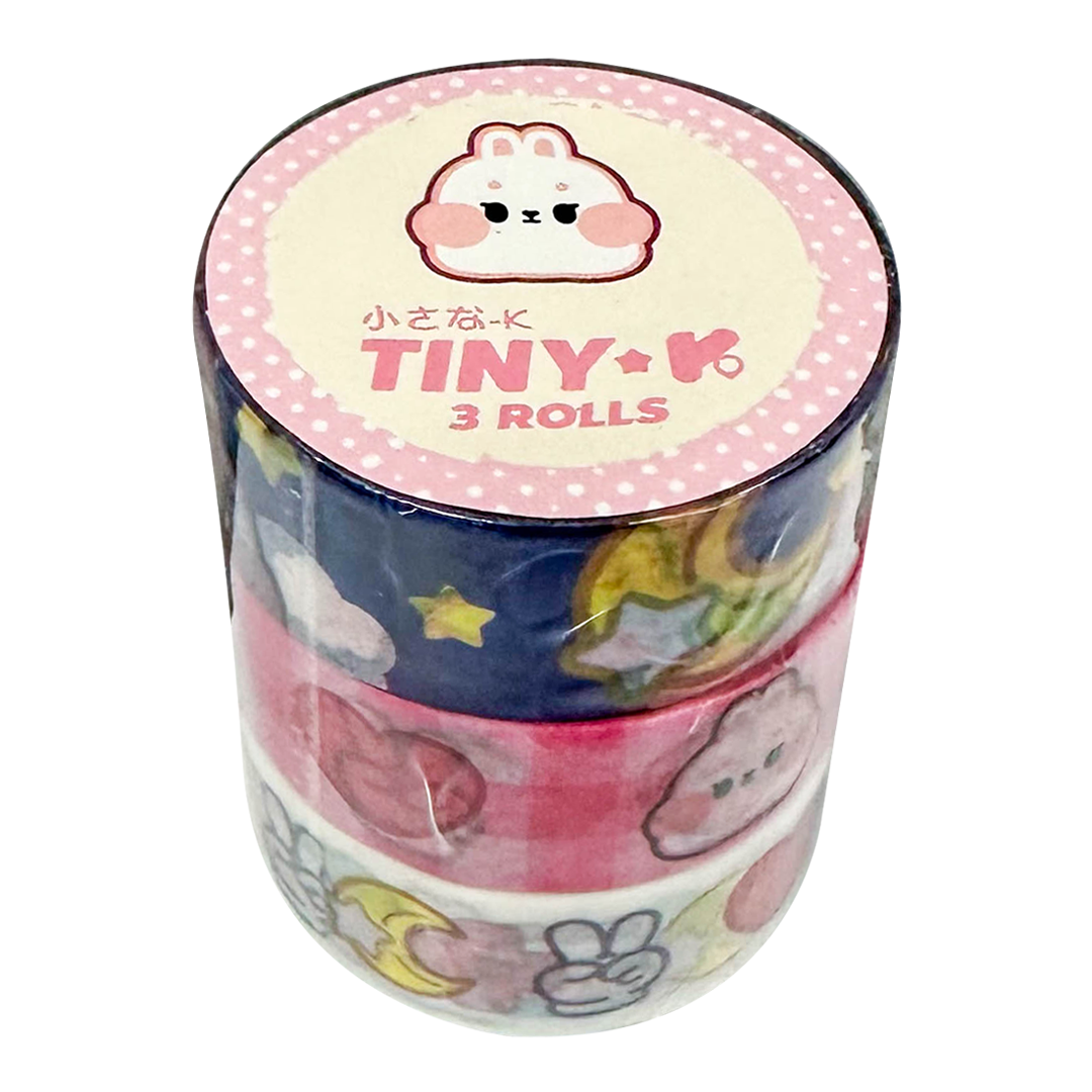 Yatomi Washi Tape Set 3 Tiny-K Lunar