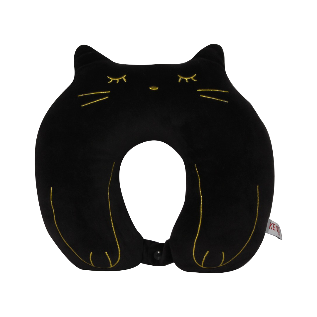 Yabu Black Cat Travel Pillow