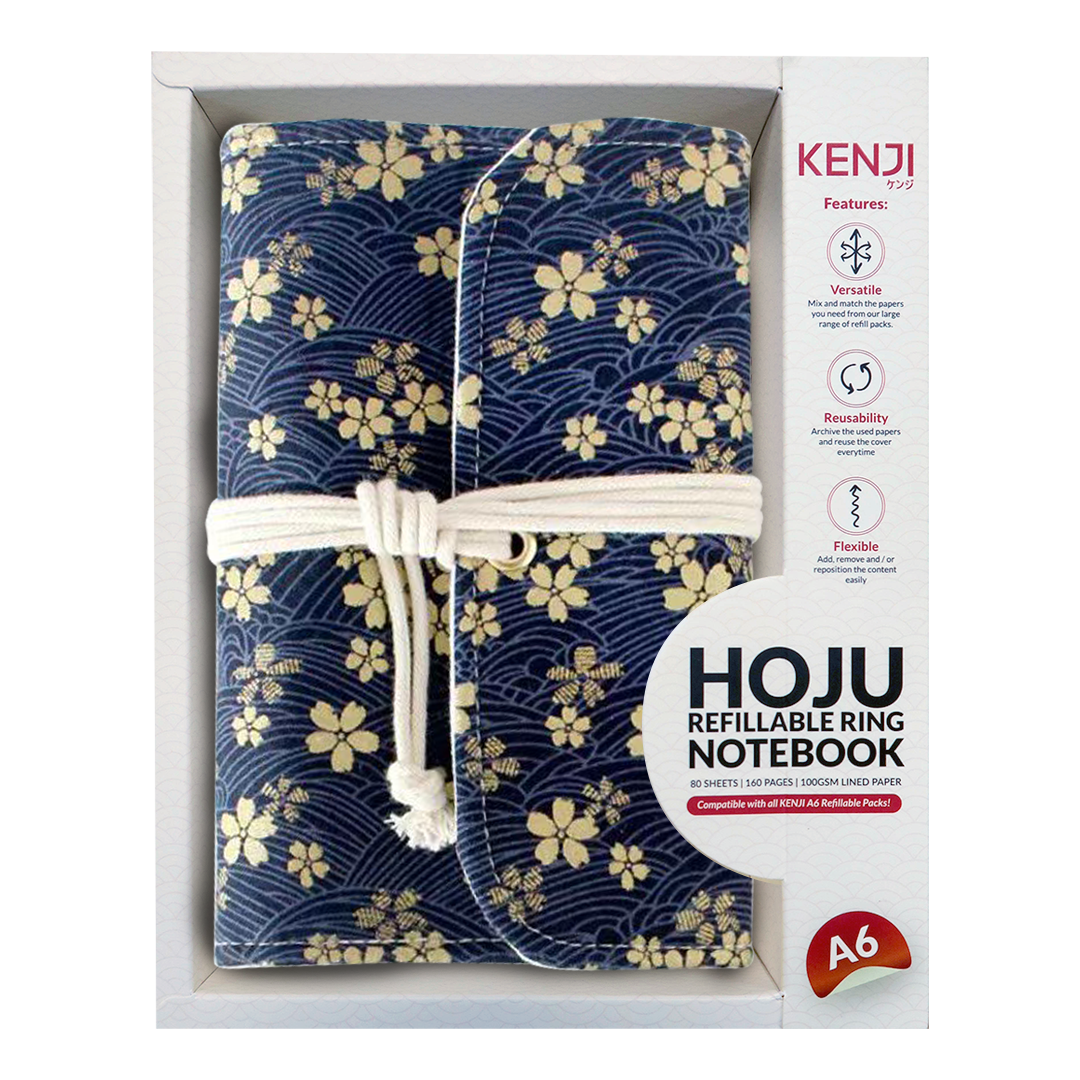 Hoju Notebook A6 - Sakura Blue