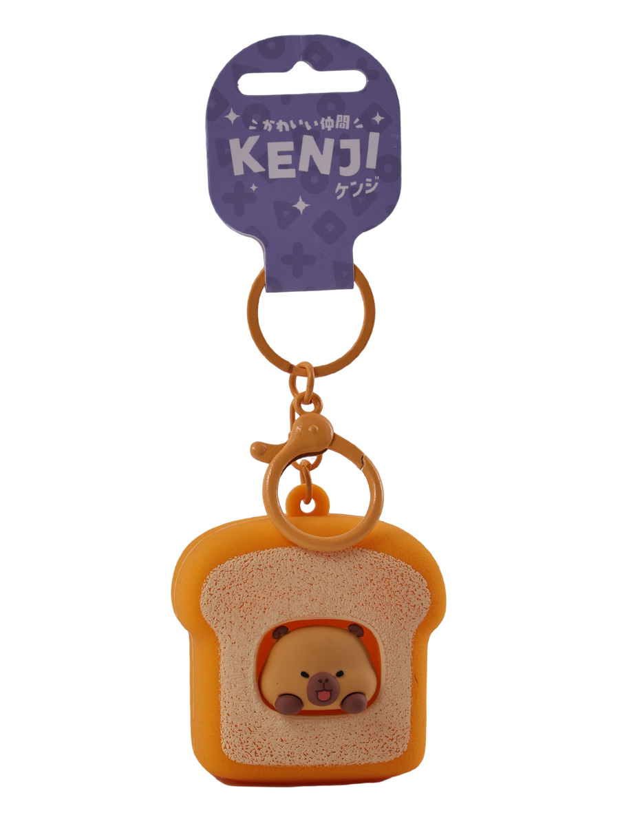 Mitoyo Hard Capybara Bakery Bread Keyring – KENJI