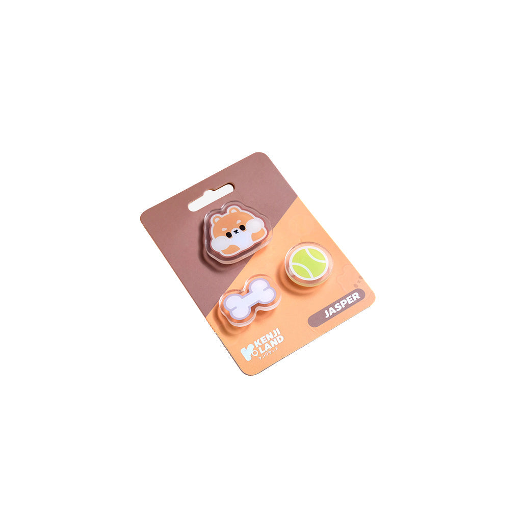 Acrylic Pin Badges 3pcs - Jasper