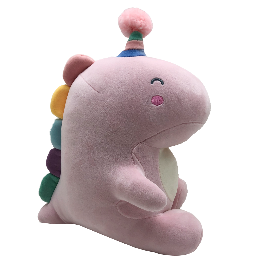 Pink plastic dinosaur toy sales