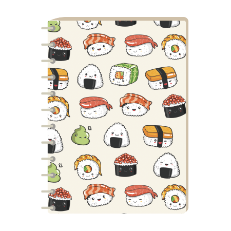 Ginza Ring Notebook Sushi