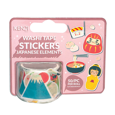Washi Tape Stickers - Japanese